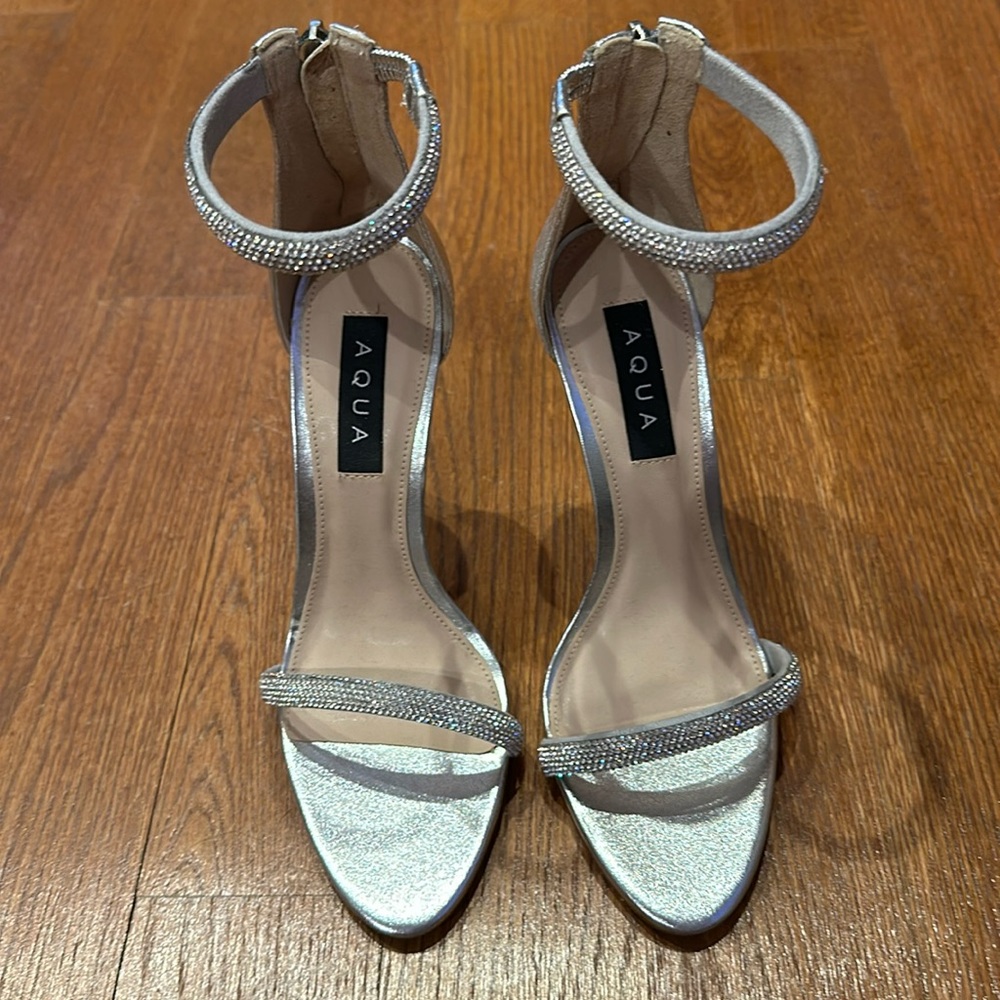 Silver heels